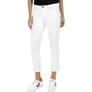KUT CATHERINE BOYFRIEND women’s jean 
Size 2 Color White
